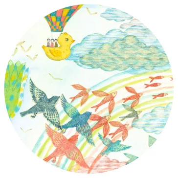 Djeco Művész puzzle - Eső után 350db