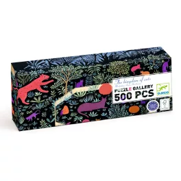   Djeco Művész puzzle - A macskák birodalma, 500 db-os - The kingdom of cats