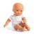 Játékbaba Mini, 20 cm - Sasha mózeskosárral