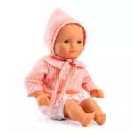 Djeco Pomea Játékbaba - Róza, barna szemű (32 cm)