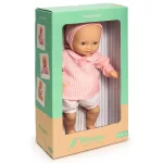 Djeco Pomea Játékbaba - Róza, barna szemű (32 cm)