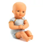 Djeco Pomea Játékbaba - Róza, barna szemű (32 cm)