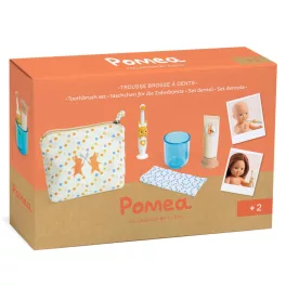   Djeco Pomea Játékbaba kiegészítő, tisztálkodás - Fogmosás - Toothbrush set