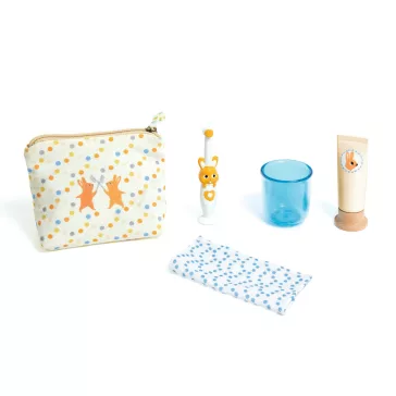   Djeco Pomea Játékbaba kiegészítő, tisztálkodás - Fogmosás - Toothbrush set
