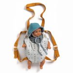 Djeco Pomea Babahordozó - Kékes-szürkés - Baby Carrier Blue Gray