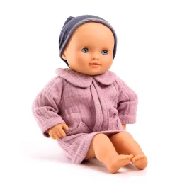   Djeco Pomea játék baba - Lila Dália, 32 cm - Dalhia Purple