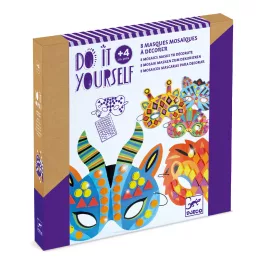   Djeco: Design by Csináld magad! - Állati álarcok - Jungle animals