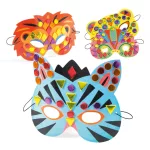 Djeco: Design by Csináld magad! - Állati álarcok - Jungle animals