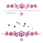 Djeco: Design by Csináld magad! - Csillogó kartkötők - Best friends