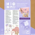 Djeco: Design by Kézitáska készítő szett - Sweet fashionista