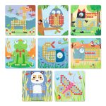 Djeco pötyi mozaik, vadállatok