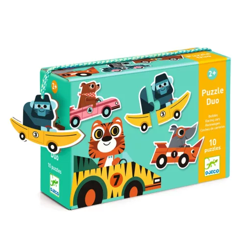 Djeco párosító puzzle - Racing Cars