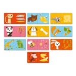 Djeco párosító puzzle - Ki mit eszik?