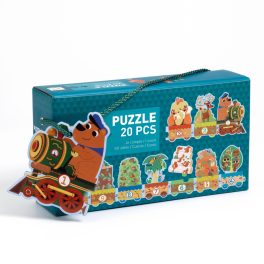   Djeco Sorozatkirakó puzzle - 10-ig számolok- I count (20 db)