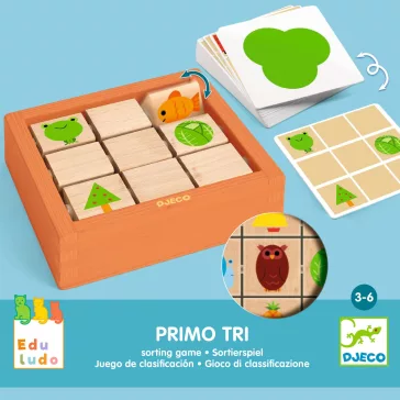   Djeco Eduludo Fejlesztő játék - Első három - Eduludo Primo Tri