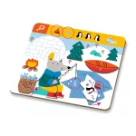 Djeco: Eduludo Fejlesztő játék, megfigyelés - Keress és pörgess, Kaland - Eduludo Obs Explore