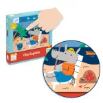 Djeco: Eduludo Fejlesztő játék, megfigyelés - Keress és pörgess, Kaland - Eduludo Obs Explore