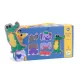 Djeco Trió puzzle - Dzsungel hangjai, 24 db-os - Jungle melody