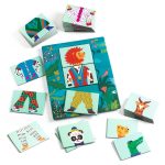 Djeco Eduludo Fejlesztő játék - Állatdivat, 54 db-os - Eduludo Mix and Match Modanimo