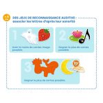 Djeco: Eduludo Fejlesztő játék - Csak Francia nyelvre - Grand coffret Lettres