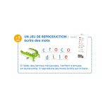 Djeco: Eduludo Fejlesztő játék - Csak Francia nyelvre - Grand coffret Lettres