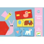 Djeco Párosító puzzle - Sziluett duó - Shadows