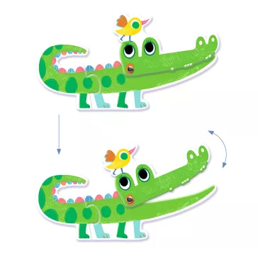 Djeco - Párosító puzzle - Ormányos - Articulo Animals
