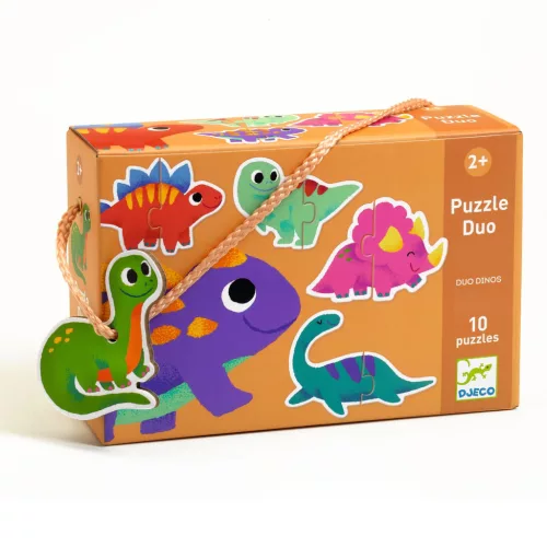 Djeco - Párosító puzzle - Dinócskák - Duo Dinos