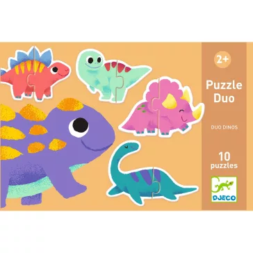 Djeco - Párosító puzzle - Dinócskák - Duo Dinos