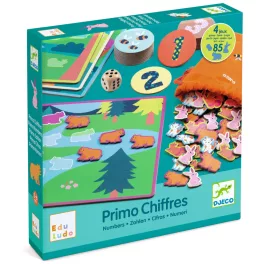   Djeco Eduludo Fejlesztő játék - Számolás 4 az 1-ben - Eduludo Primo Chiffres
