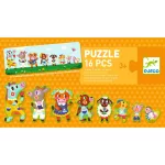 Djeco - Párosító puzzle - Nagyok és kicsik a tanyán - Big and small on the farm