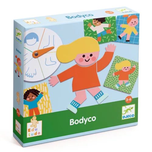 Djeco - Fejlesztő játék - Testrészek, bingó - Bodyco