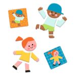 Djeco - Fejlesztő játék - Testrészek, bingó - Bodyco