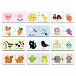 Djeco Párosító puzzle - Színpárosító, 24 db-os - Colours