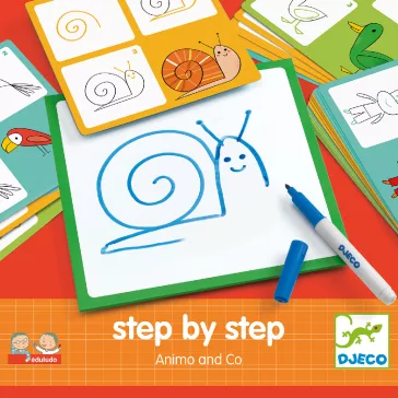   Rajzolás lépésről lépésre - Állatok - Step by step Animals and Co