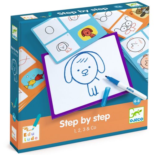 Djeco Eduludo Rajzolás lépésről lépésre - Lépés lépés után