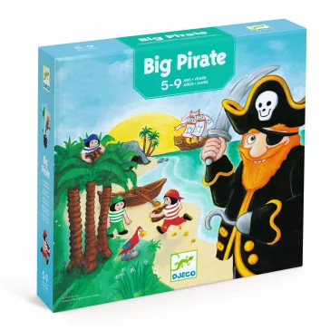 Djeco Társasjáték - Nagy kalóz - Big pirate