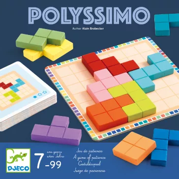 Djeco Tetris négyzetkirakó - Polyssimo