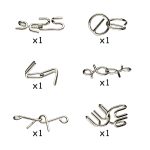 Logikai játék - Fém ördöglakatok - Crazix