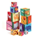 Djeco toronyépítő kocka - Természet és állatok - 10 nature & animal blocks Djeco toronyépítő kocka - Természet és állatok - 10 nature & animal blocks