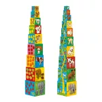 Djeco toronyépítő kocka -Barátok - 10 my friends blocks