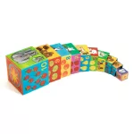 Djeco toronyépítő kocka -Barátok - 10 my friends blocks