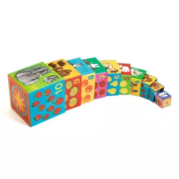 Djeco toronyépítő kocka -Barátok - 10 my friends blocks