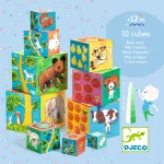 Djeco toronyépítő kocka -Barátok - 10 my friends blocks