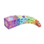 Djeco toronyépítő kocka - Szivárvány - Rainbow