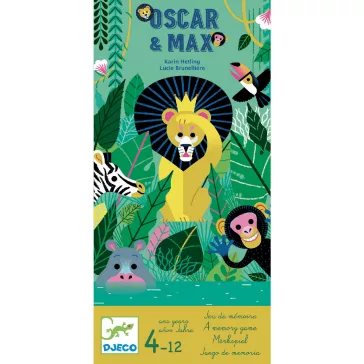 Djeco Társasjáték - Oszkár és Max - Oscar & Max