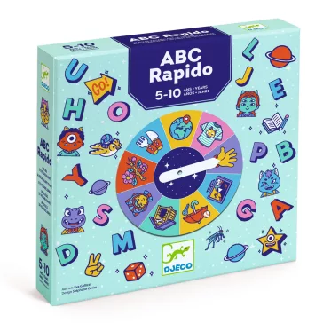 Djeco Társasjáték - Szókincs bajnokság - ABC Rapido