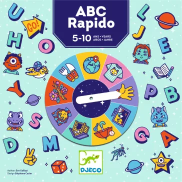 Djeco Társasjáték - Szókincs bajnokság - ABC Rapido