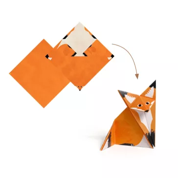 Djeco Origami Erdei séta - forest walk