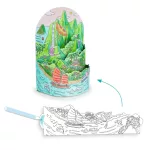 Djeco: Design by Dioráma színező - A szigetem tetején - On top… of my island
